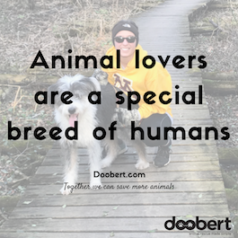 Animal lovers, special breed