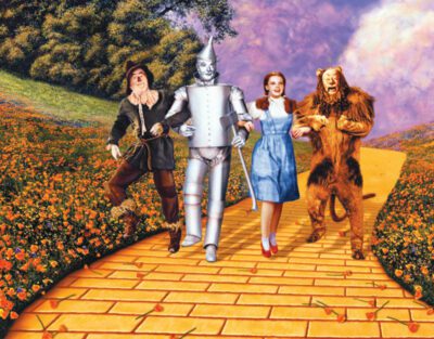 Wizard of Oz, yellow brick road