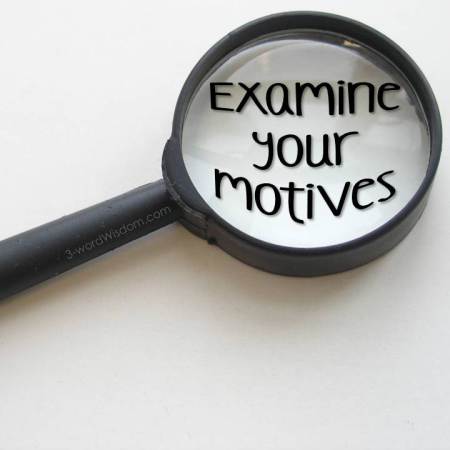 examine motives