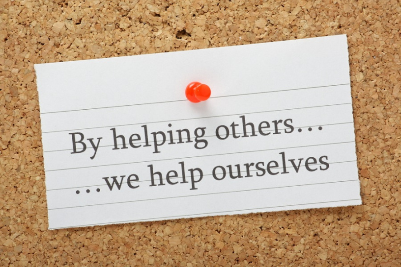 helping others