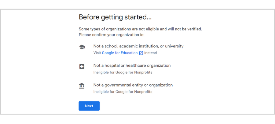 free email hosting for nonprofits - Google for nonprofits eligibility