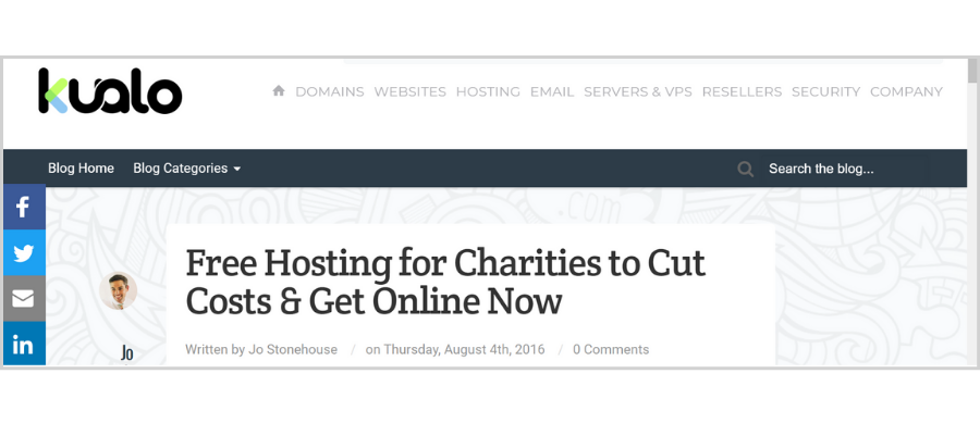 Beginner-Friendly Tools to Build Your Website - Kualo free hosting for nonprofits