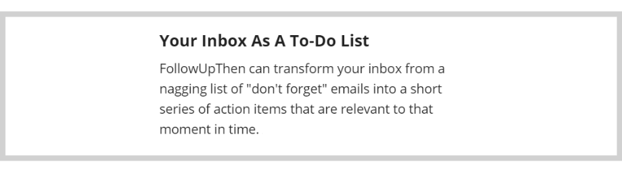 Followupthen turn your inbox into a to-do list