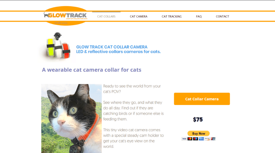 Glow Track Camera Collar That Makes Your Cats Easy to Find