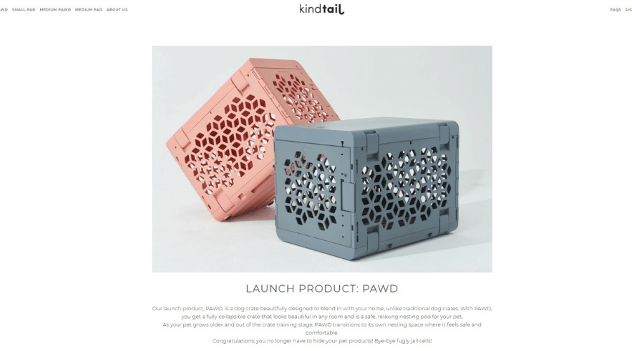 Kindtail Modern Dog Crate Products That Reinvent Pet Living