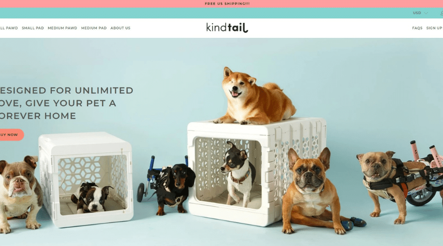 Kindtail Modern Dog Crate Products That Reinvent Pet Living