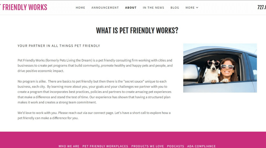 about pet friendly works karen bertoszek