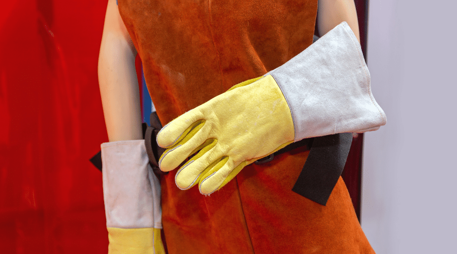 bulky leather welder gloves for vets