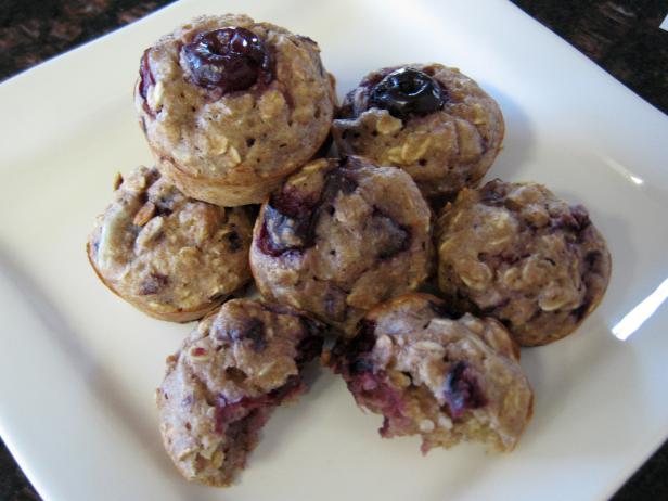 Doggie Cherry Oatmeal Muffins